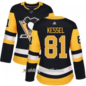 Dame Ishockey Pittsburgh Penguins Tröja Phil Kessel 81 Adidas 2017-2018 Svart Authentic